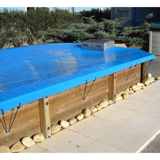 Bâche hiver pour piscine bois Bâche hiver pour piscine bois