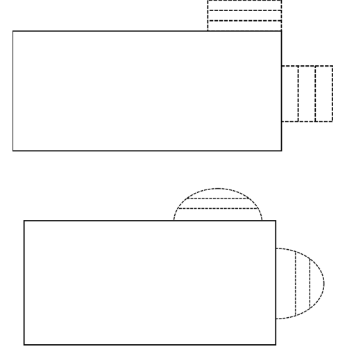 Escalier filet anti feuille